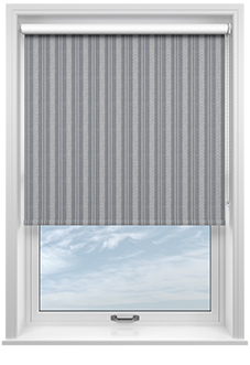 Form Striped, Stonewashed Blue - Twist&Fit Roller Blind